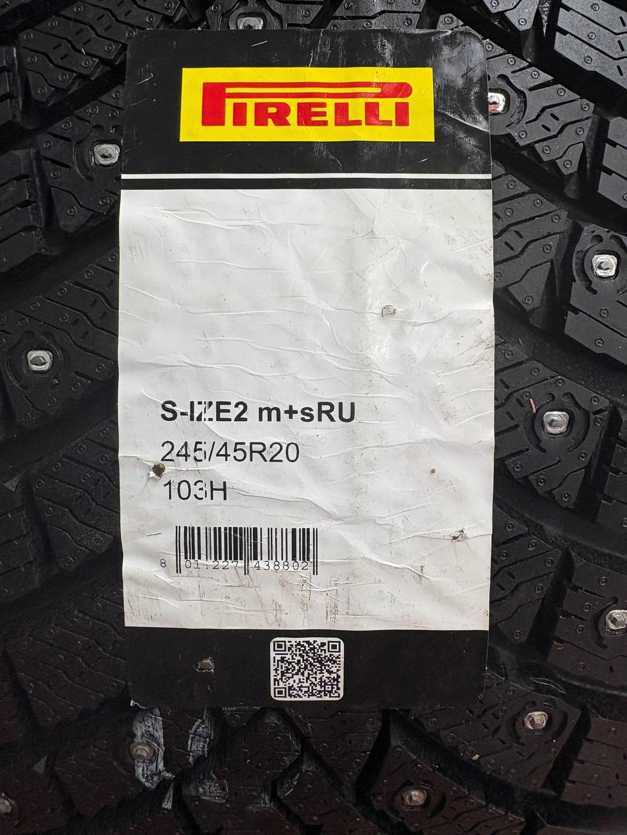 245/45  R20  Pirelli Scorpion Ice Zero 2 шип 103H XL Вид 10