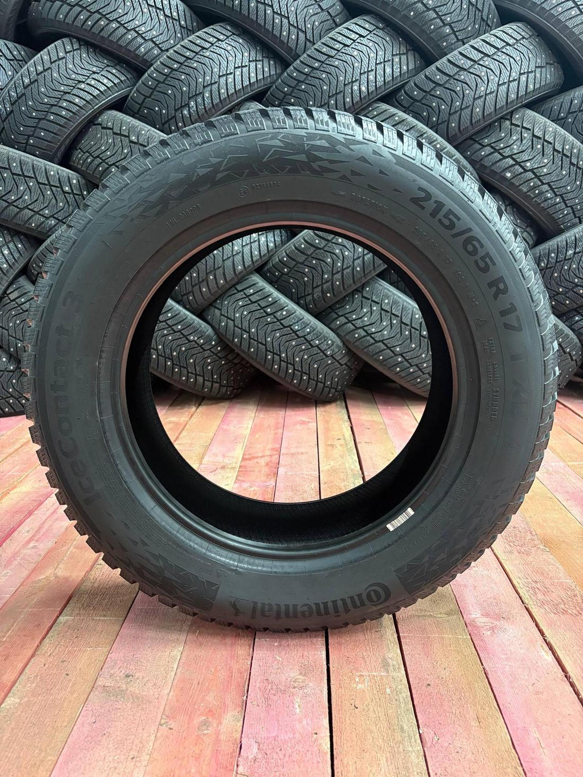 215/65  R17  Continental IceContact 3 TA шип FR 103T XL (2022 г. в.) Вид 3