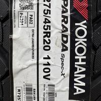 275/45  R20  Yokohama Parada Spec-X PA02 110V Вид 9