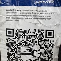 185/65  R15  Cordiant GRAVITY 92H Вид 11