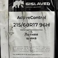 215/60  R17  Gislaved ActiveControl FR 96H Вид 11