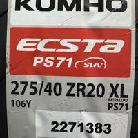 275/40  R20  Kumho Ecsta PS71 SUV ZR 106Y XL Вид 10