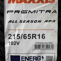 215/65  R16  Maxxis Premitra All-Season AP3 102V XL Вид 9