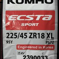 225/45  R18  Kumho Ecsta Sport PS72 ZR 95Y XL Вид 9