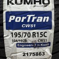 195/70 C R15  Kumho Winter PorTran CW51 104/102R Вид 9