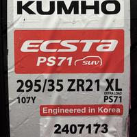 295/35  R21  Kumho Ecsta PS71 SUV ZR 107Y XL Вид 10