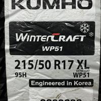 215/50  R17  Kumho WinterCraft WP51 95H XL Вид 7