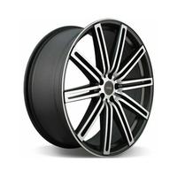 9x20 5x112 66.6 ET45 BLACK MACHINED WITH DARK TINT