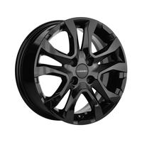 6x15 4x100 54.1 ET46 black