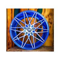 9.5x19 5x114.3 73.1 ET35 gloss blue face