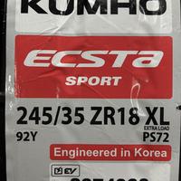 245/35  R18  Kumho Ecsta Sport PS72 ZR 92Y XL Вид 9