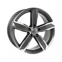 8x18 5x112 66.45 ET28 gun met-mirror face