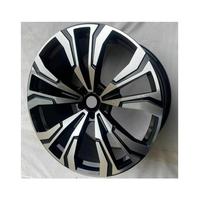 10.5x22 5x112 66.6 ET35 Black Machined Face