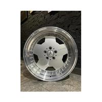 9x18 5x112 66.6 ET40 silver polish lip