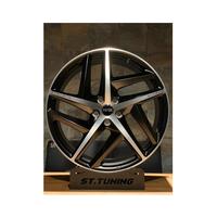 9.5x22 5x120 72.6 ET45 satin black