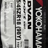 235/45  R18  Yokohama Advan Sport V107 ZR 98(Y) Вид 9