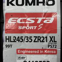 245/35  R21  Kumho Ecsta Sport PS72 K-Silent System 99Y XL Вид 9