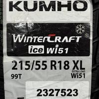 215/55  R18  Kumho WinterCraft Ice WI51 99T XL Вид 9