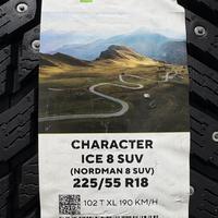 225/55  R18  Ikon (Nokian Tyres) Character Ice 8 шип SUV 102T XL Вид 9