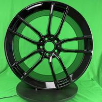 8.5x20 5x112 66.6 ET45 Black Machined Face Вид 3