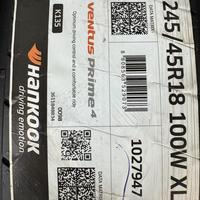 245/45  R18  Hankook Ventus Prime4 K135 100W XL Вид 9