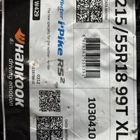215/55  R18  Hankook Winter i*Pike RS2 W429 шип 99T XL Вид 9