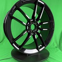 8.5x20 5x112 66.6 ET45 Black Machined Face Вид 2