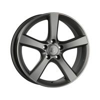 8x18 5x114.3 67.1 ET40 matt anthracite polished lip