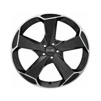 9x21 5x112 79 ET50 matt black diamond cut
