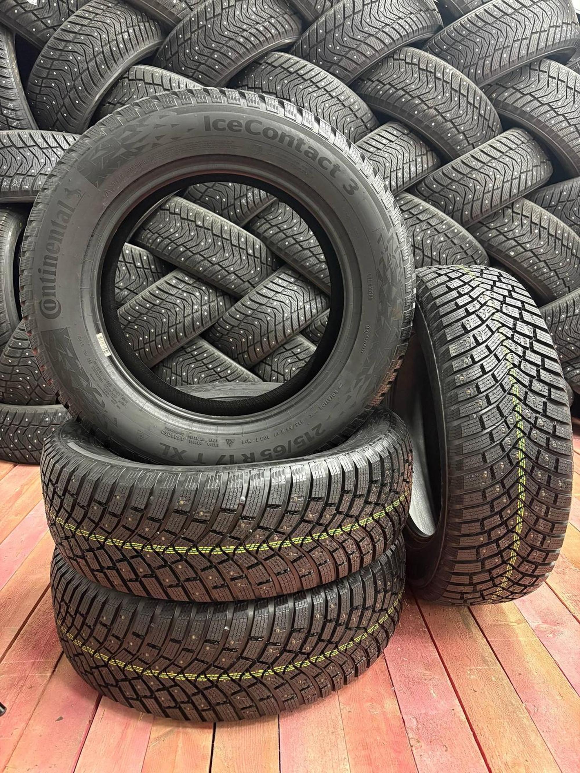 215/65  R17  Continental IceContact 3 TA шип FR 103T XL (2022 г. в.) Вид 8