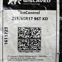 215/60  R17  Gislaved IceControl шип FR 96T XL Вид 9