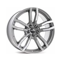 9.5x21 5x112 66.5 ET53 metal grey front polished