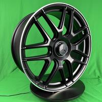 8.5x21 5x112 66.6 ET32 Satin Black Machined Lip Вид 2