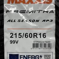 215/60  R16  Maxxis Premitra All-Season AP3 99V XL Вид 9