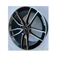 8.5x20 5x112 66.6 ET45 Black Machined Face