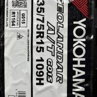 235/75  R15  Yokohama Geolandar A/T G015 109H Вид 9